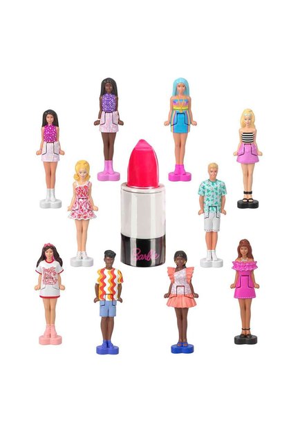 Mini Barbieland Fashionistas Bebeği Sürpriz Paket HYF19 - Koyu Pembe