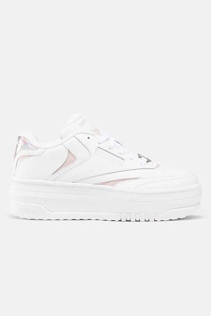 Reebok Women's High Sole Cl Lthr Unisex Sneaker Shoes