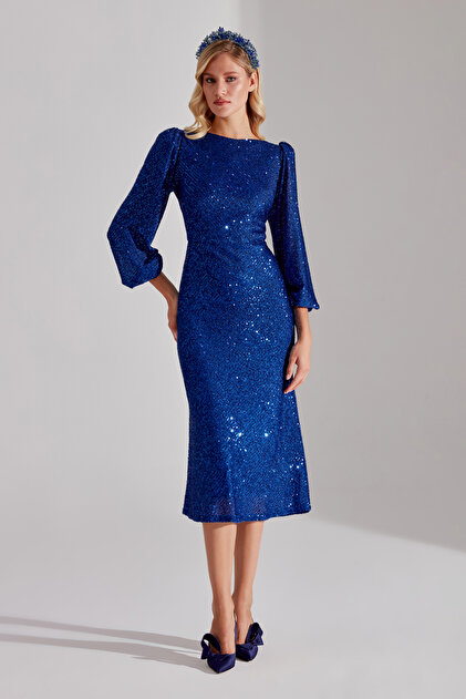 princess polly baby blue dress Navy Blue Sequin Dresses