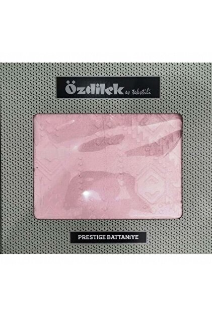 Prestige Thick Embos Double Blanket (220X240)-Powder