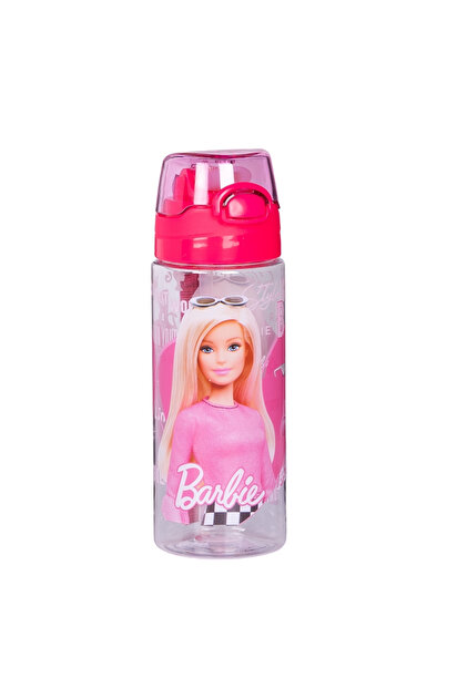 Wiggle 500ml Barbie Lockable Water Bottle with Straw and Strap