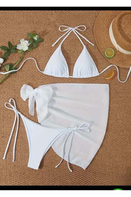 Summer Fashion Bikini Pareo Set