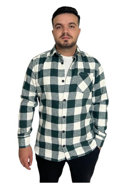 Men's Lumberjack Shirt Regular Fit Long Sleeve