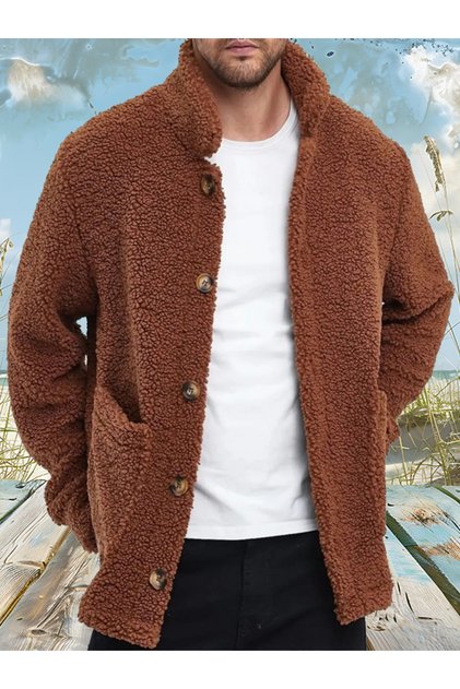 Unisex Peluş Ceket