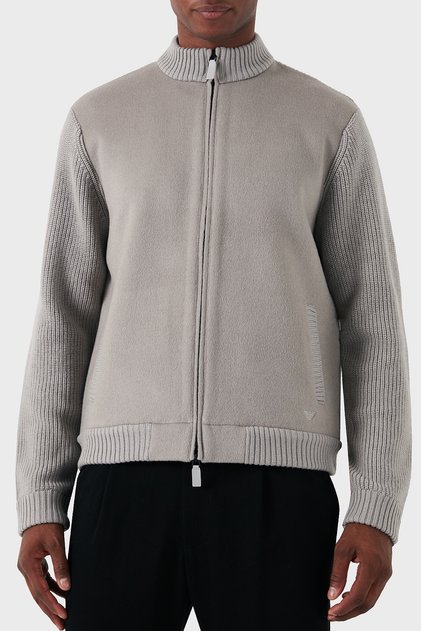 Yünlü Regular Fit Dik Yaka Hırka Erkek HIRKA 6D1BY2 1MF9Z 0628