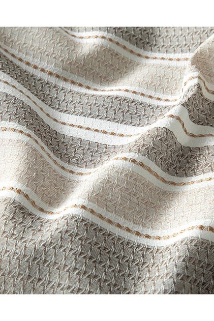 Grand Shiny Yarn-Dyed Single Duvet Cover Set Bronze