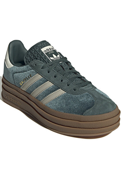 adidas gazelle silver green womens WMNS adidas Gazelle Bold Shoes Clear Sky JQ7776