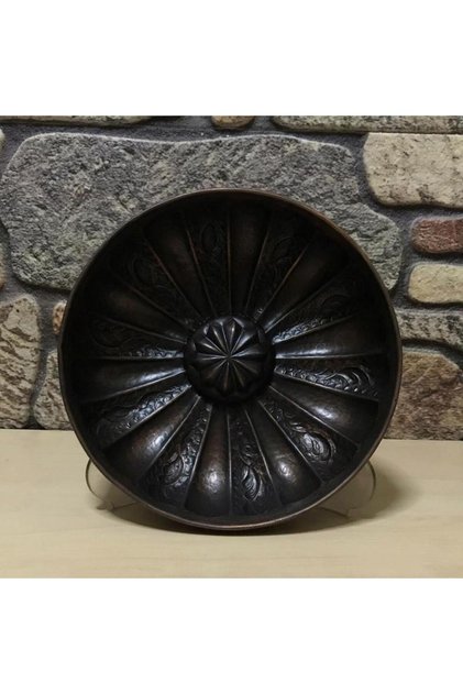 Sliced Embroidered Copper Hammam Stone