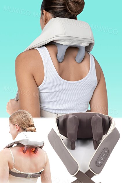 ボディ・フェイスケア 4D Full Body Shape Massager Munico Şarjlı 4D Yoğurma Özellikli Profesyonel Masaj Aleti İki
