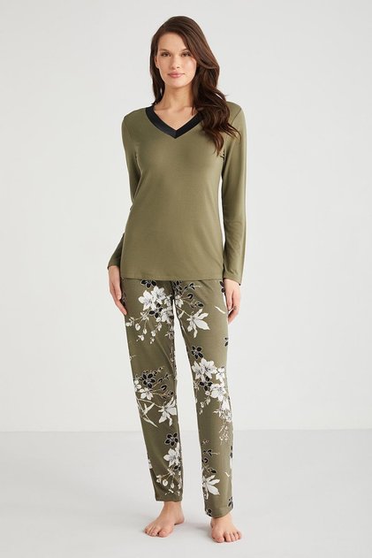 Soft textured pajama set
