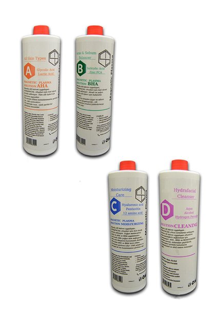 Hydrafacial Solution Set of 4 - 4000ml