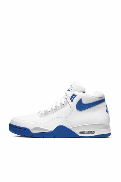 Nike Flight Legacy Men's Basketball Shoes Bq4212-103-White-Blue