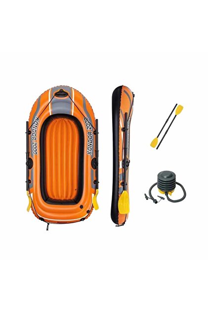 Bestway Kzl- Bw61062 Şişme Bot Pompa Kürek 2 Kişilik 190x114 Cm