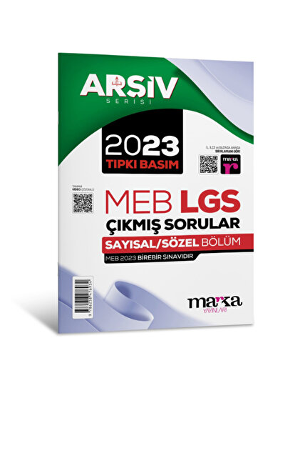 Marka Yayınları LGS 8. Sınıf ARŞİV Serisi Tıpkı Basım Çıkmış