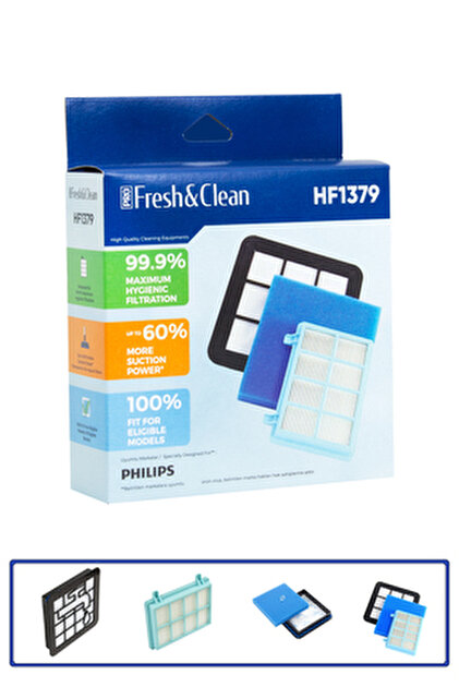 XV1220/01 Filtros de Repuesto Compatibles con Aspiradoras sin bolsa Philips serie 2000, Juego de Filtros Hepa para Philips XB2022/XB2062/XB2122/XB2123/ XB2125/XB2140/XB2142