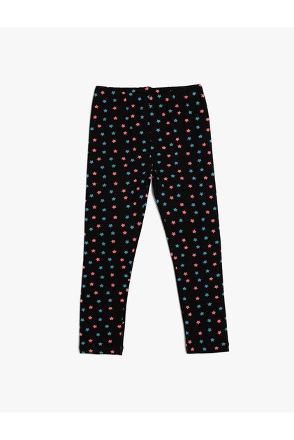 Star Printed Cotton Leggings