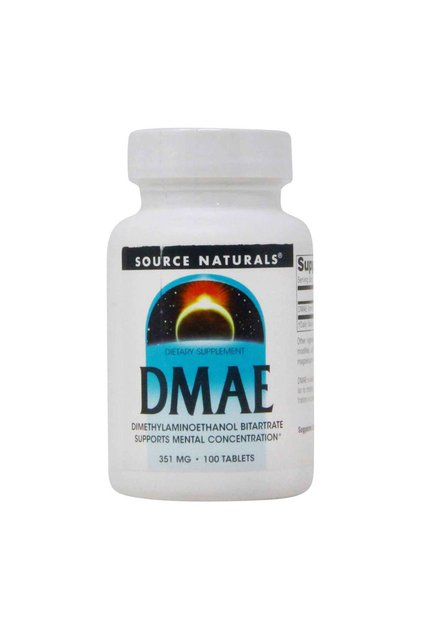 DMAE, 351 mg, 100 Tablets