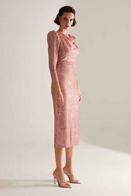 slim fit dress slacks Dolores Glitter Drops Pencil Dress main image 0
