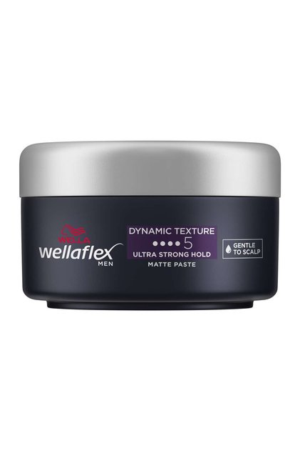 Wellaflex Men Dynamic TeXture Mat Paste Erkek Güçlü Tutuş Mat Saç Macunu Ultra Strong Hold 75 ML