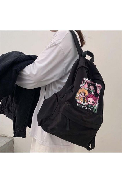 Mingalondon Demon Slayer Cover Printed Unisex Backpack