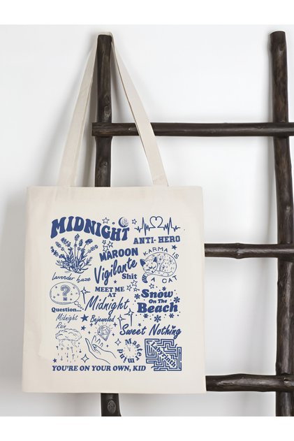 Taylor Swift Midnight, Tote Bag, Thick, Cloth Bag, Shopper Bag, Canvas Bag