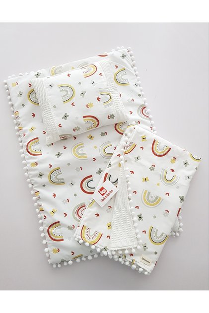 Blanket Baby Diaper Set, Cushion, Muslin, Baby Pillow, Newborn, Crib, Baby Products