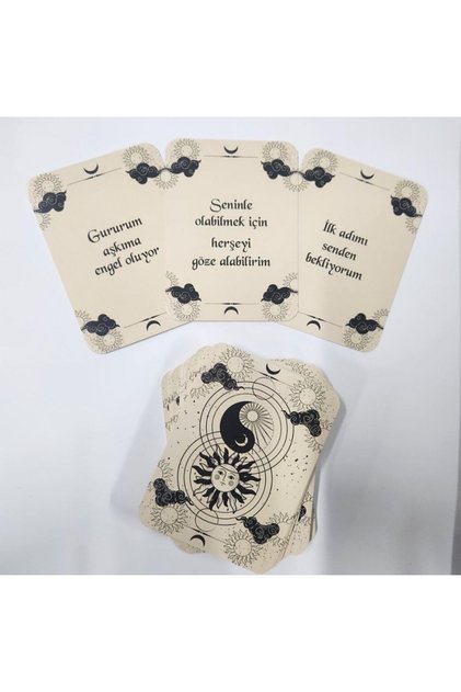 Eril Dişil Tarot Konuşturma Kartları Krem