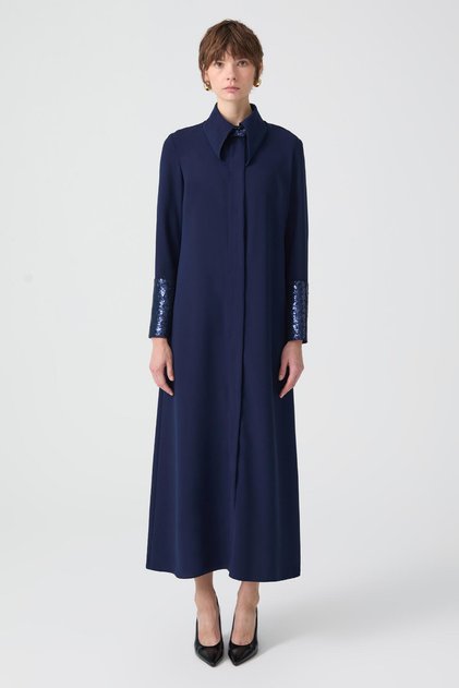 ROCHIE DE CREPE CU DETALIU DE PAIET