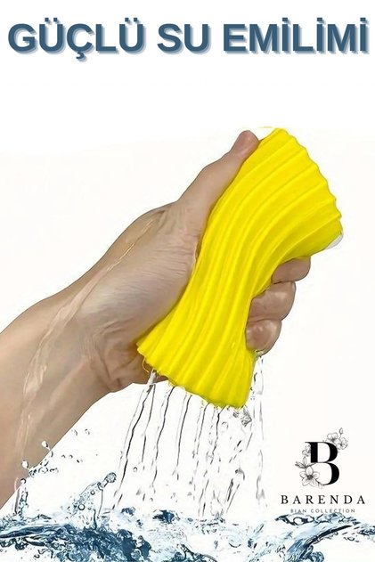 Magic Damp Sponge Water Absorbent Dish Sponge and Brush Magic Kitchen Cleaning Sponge