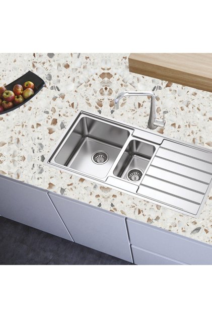 Kitchen Countertop Self Adhesive Foil Finish Terrazzo Pattern