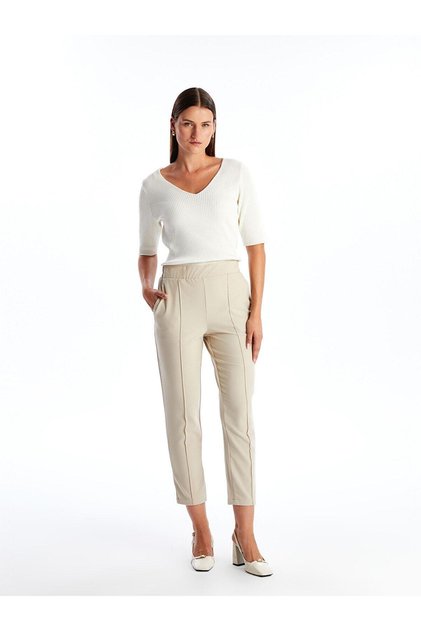 Lcwaikiki Classic Elastic Waist Women's Trousers (W4)