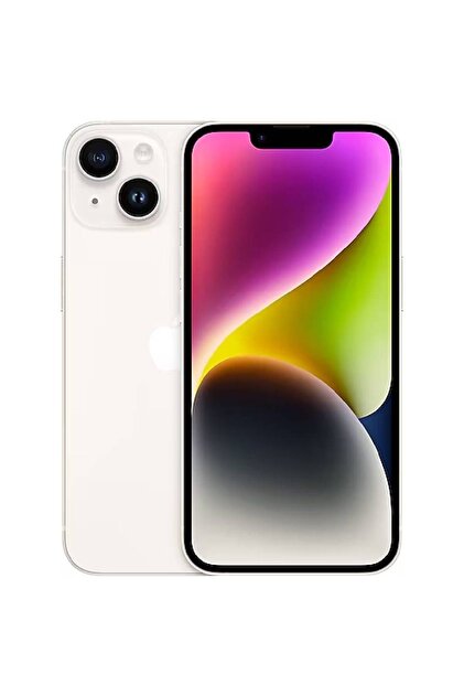 Apple iPhone 14 128GB 白 Apple Yenilenmiş iPhone 14 128 GB Yıldız Işığı Cep Telefonu (12 Ay