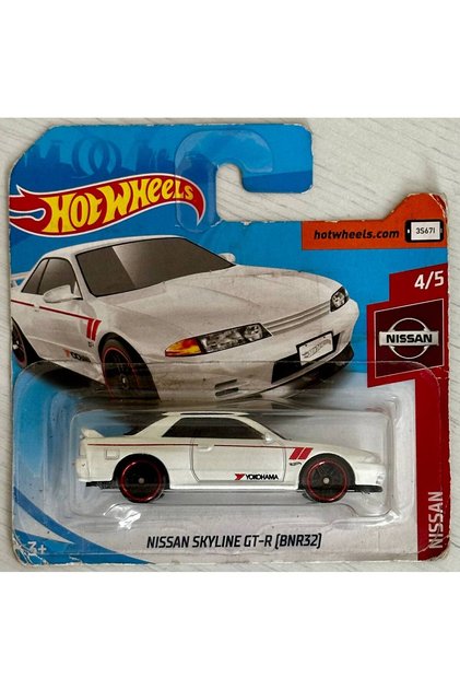 HOT WHEELS HotWheels Nissan Skyline GTR BNR32 - 2019 Serisi - 1/64
