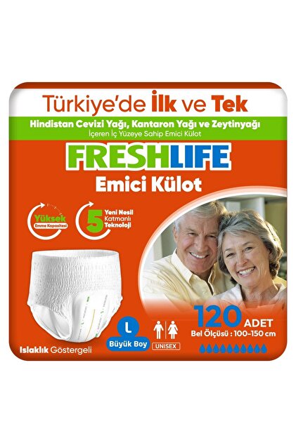 Large Emici Külot 30’lu 4 Paket (120 Adet)