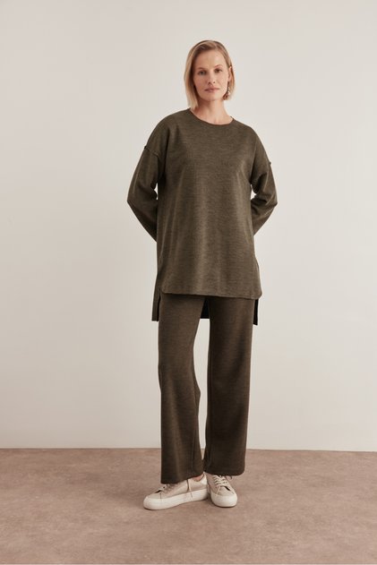 Wide Cut Trousers