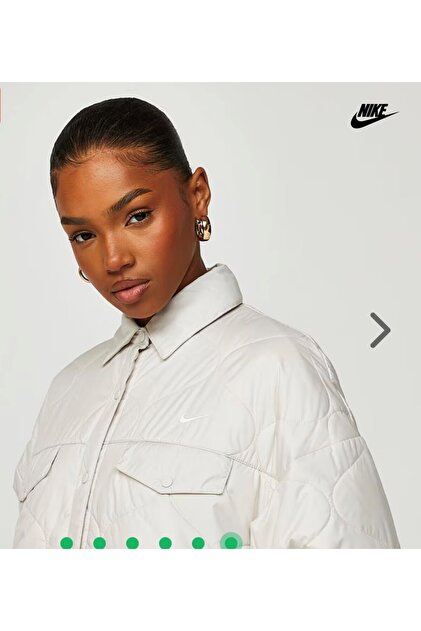 Nike Sportswear Essential Quilted Trench Full-Snap Kadın Ceket