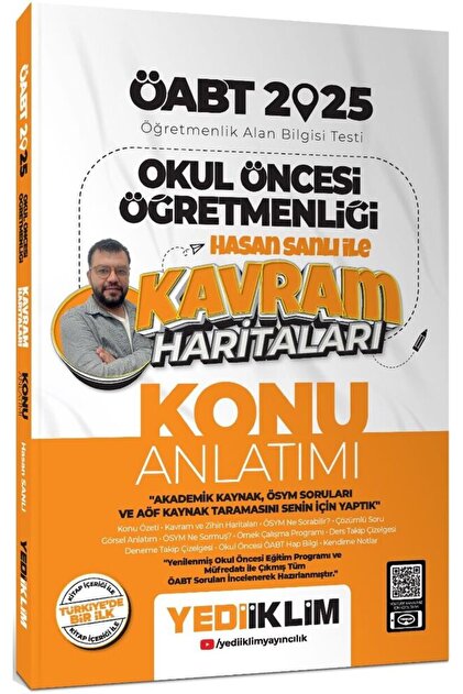 Yediiklim Yayınları 2025 ÖABT Hasan Sanlı ile Okul Öncesi