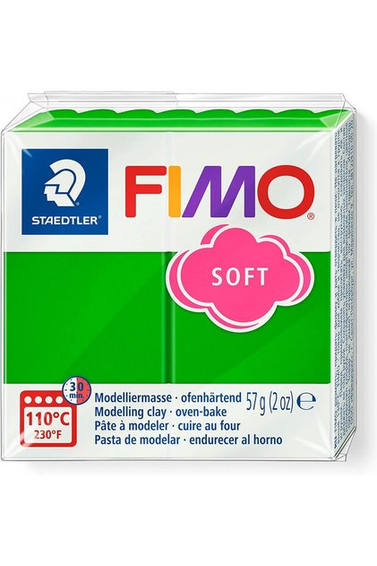 Fimo Polimer Kil 57gr Soft Modelleme Kili Tropikal Yeşil / 8020-53 07