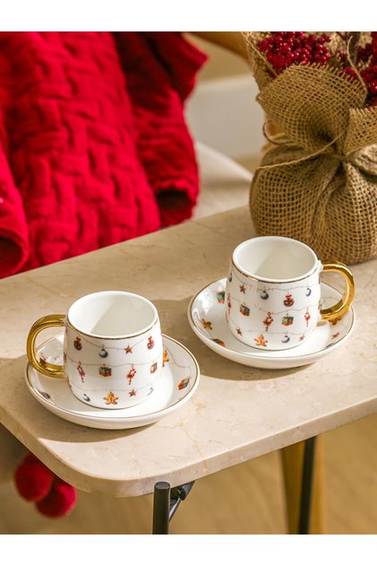 Special Design Gift from Full Moon to New Year 2-Person Coffee Cup Set That Completes Your Coffee Enjoyment
