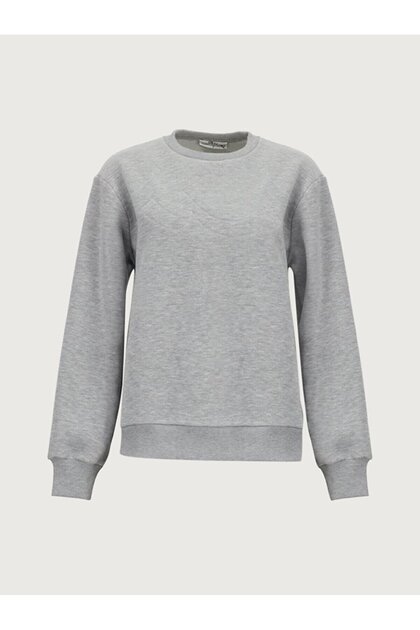 B*Z様 main story mainstory 2 Long Tee San Oversize Fit Gri Renkli Erkek Uzun Kollu Tişört - LONG SLEEVE TEE