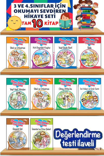 Set of 10 Story Books That Make Reading Fun for Grades 3 and 4