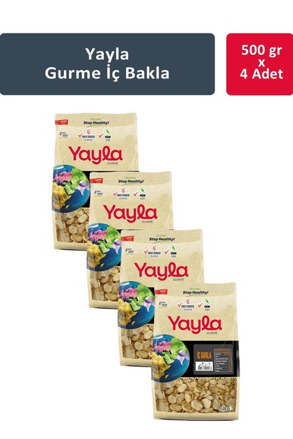 Gurme İç bakla 500 gr x 4 Adet
