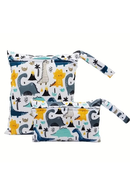 Baby Diaper/Clothing/Laundry/Cosmetic Waterproof Storage Bag -School-Nursery-Pool-Travel (2 Pieces)