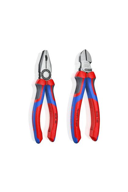 Knipex 6 Parça Set Pense 180 Mm Yan Keski 160 Mm - Izeltaş