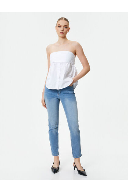 Slim Fit Jeans Flexible Standard Waist - Eve Slim Jeans