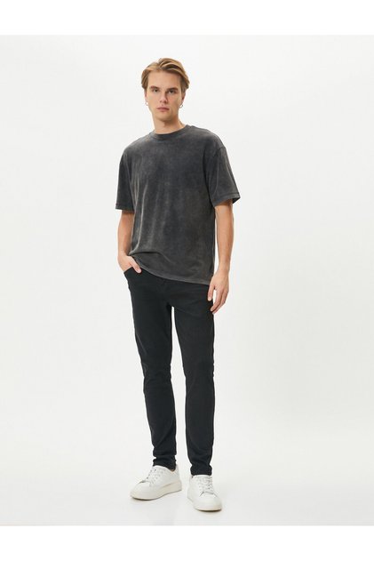 Men's Jean Trousers Black - Michael Jean 4Sam40031Nd