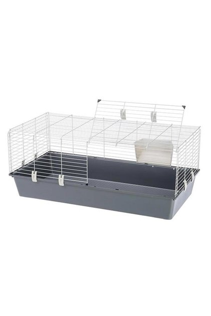 Rabbit 120 Tavşan Ve Guinea Pig Kafesi Gri 118x58x49cm