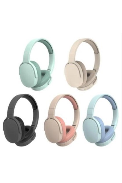 P2961 Pembe Kulak Üstü Kablosuz Bluetooth Kulaklık