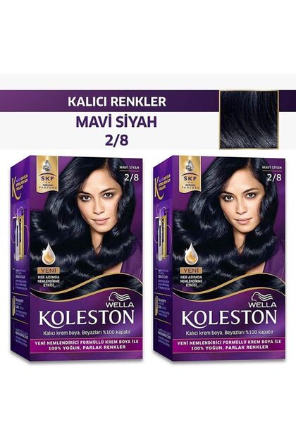 Koleston Kit 2/8 Mavi Siyah x2 Adet