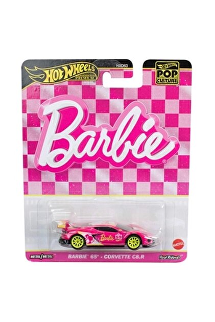 HOT WHEELS PREMİUM BARBİE CORVETTE MODEL ARABA DİECAST ARABA